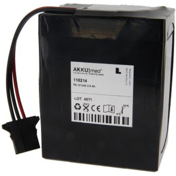 Blei Akku FüR Nihon Kohden Defibrillator TEC7511/ TEC7521/ TEC7531/ ECG9320-image