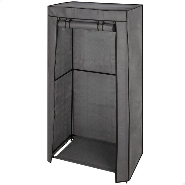 Max home armario ropero tela 1 barra para perchas 70x44x148 cm gris