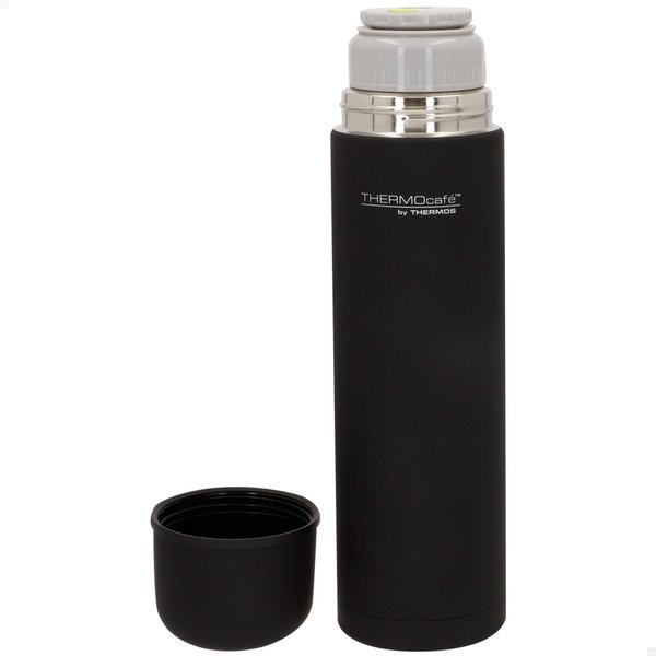 Botella térmica thermos acero inoxidable 1l negro