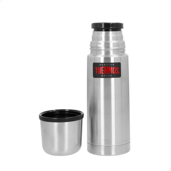 Botella térmica thermos acero inoxidable 350 ml plata
