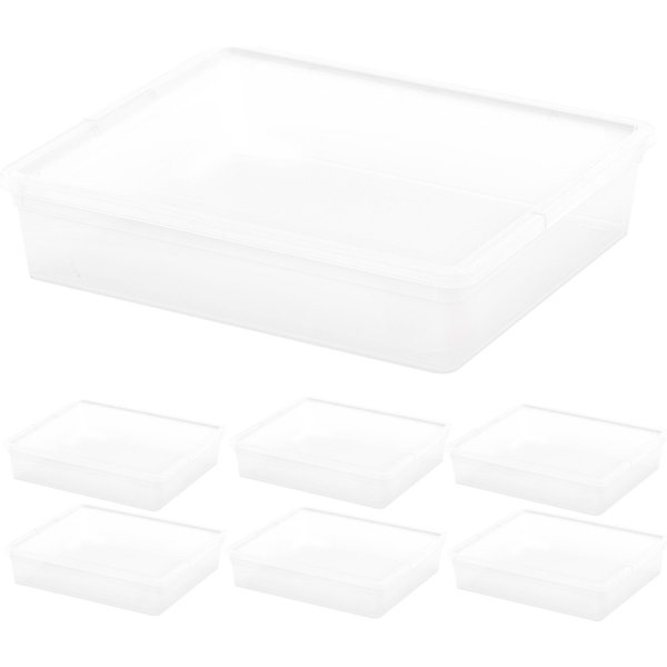 Curver pack 7 cajas almacenaje 9 litros 40x34x9 cm