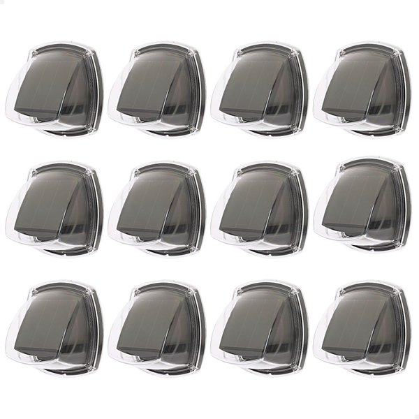 Pack 12 apliques solares 8,5x5,5x9 cm