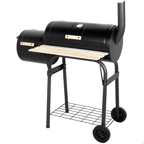 Barbacoa carbón portátil y ahumador