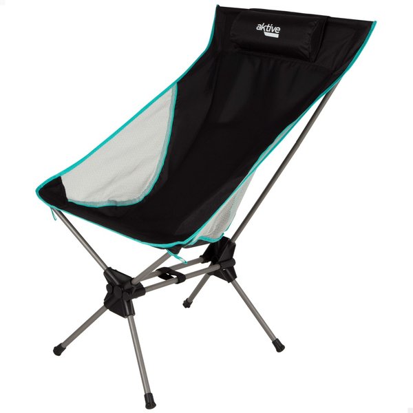 Silla plegable camping ultracompacta con cojín