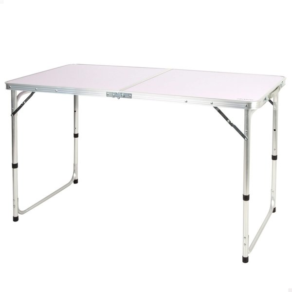 Mesa plegable camping ajustable en altura y antideslizante