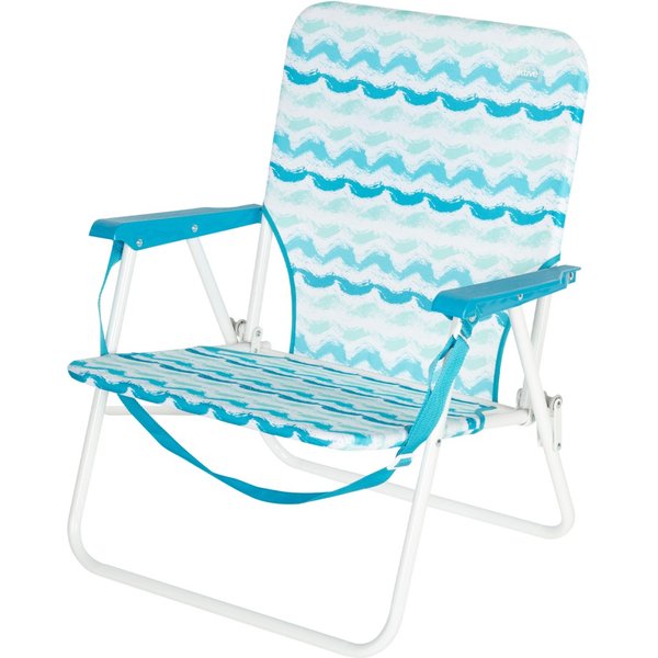 Silla playa baja fija 45x40x70 cm olas