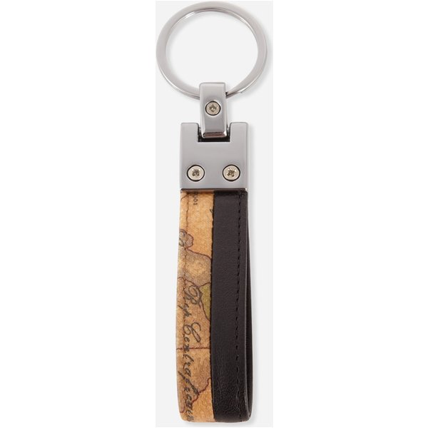 Geo Classic Portachiavi Con Anello In Pelle Nero-image