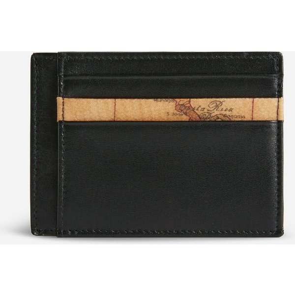 Geo Classic Portacarte Piccolo In Pelle Nero-image
