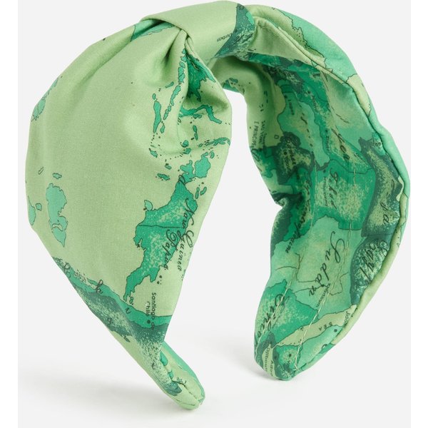 1ᴬ Classe Destination Cerchietto Con Fiocco Verde Menta-image