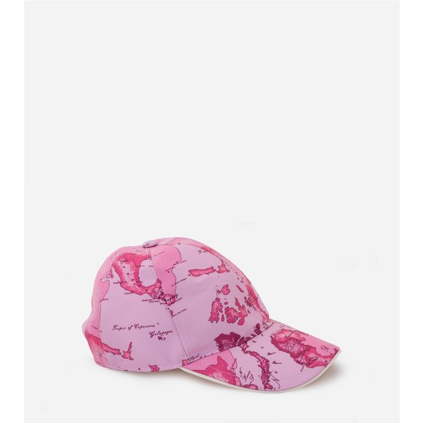 Cappellino 1ᴬ Classe Destination In Canvas Geo Color Rosa Bubble-image