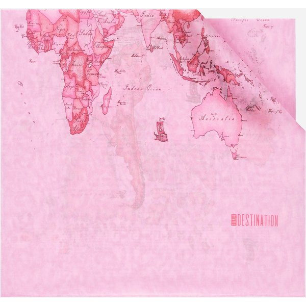 Sciarpa 1ᴬ Classe Destination Stampa Geo Color Rosa Bubble-image