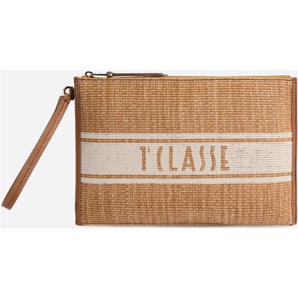 Rafia Coast Clutch Cuoio-image