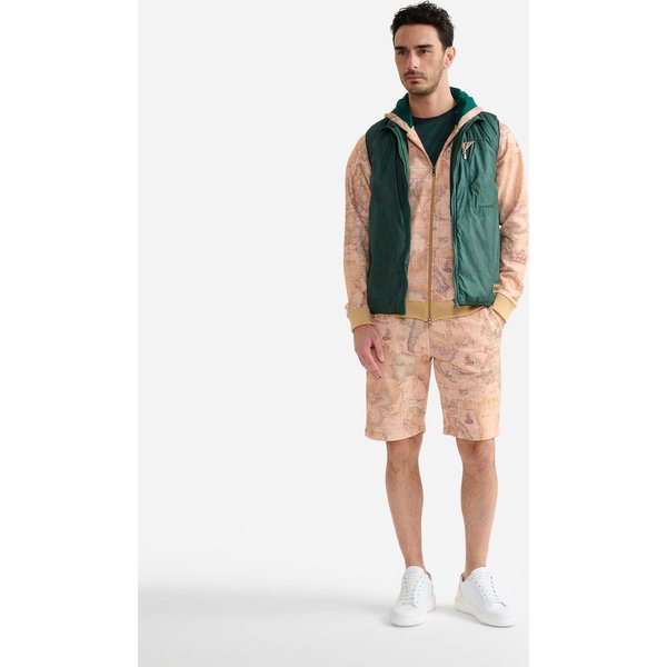 Gilet In Nylon Imbottito Geo Color Verde Giungla-image