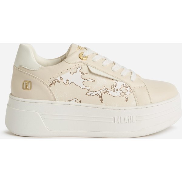 Geo Elevate Sneaker In Eco Nappa Geo Beige-image