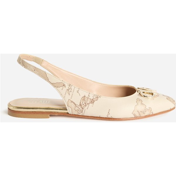 Slingback In Eco Nappa Con Logo 1C Geo Nude-image