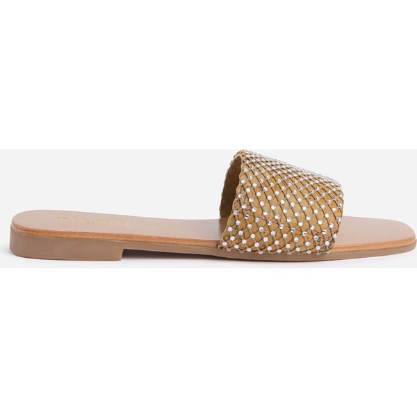 Sandali Fascia In Eco Nappa Con Strass Geo Classic-image