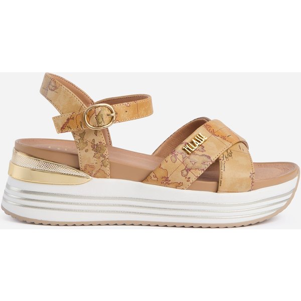Sandali In Eco Nappa Con Logo 1ᴬ Classe Geo Classic-image