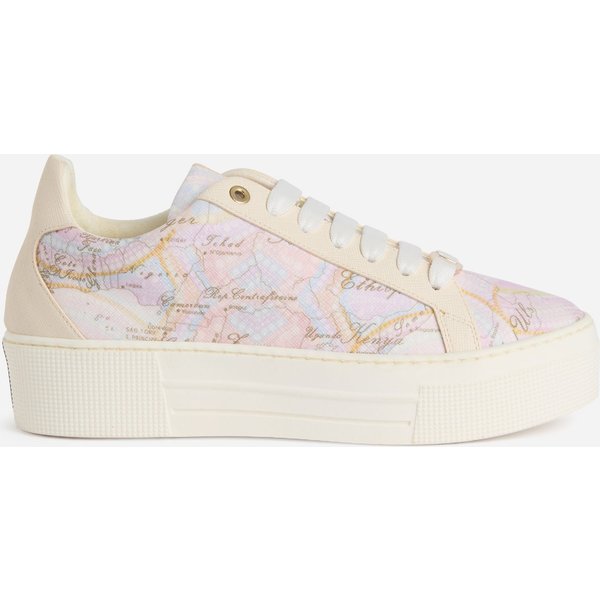Sneaker In Tessuto Goffrato Stampa Geo Dots Art Multicolor-image