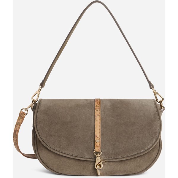 Savage Leather Tracolla Con Patta Verde Oliva-image