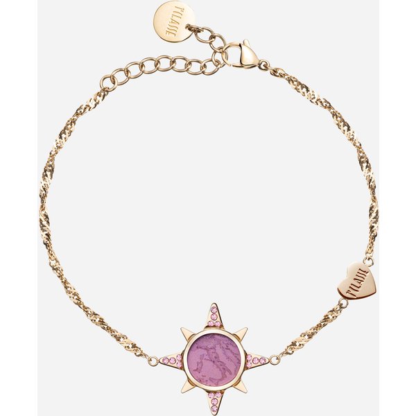 Compass Street Bracciale Con Pendente Geo Pink Oro-image
