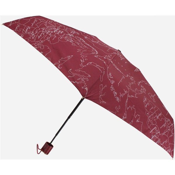 Ombrello Geo Supermini Con Custodia Burgundy-image