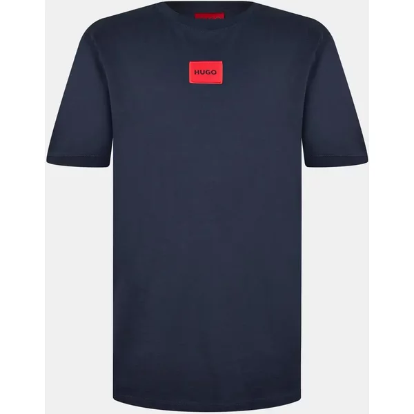 HUGO - Diragolino Cotton-Jersey T-Shirt - Navy