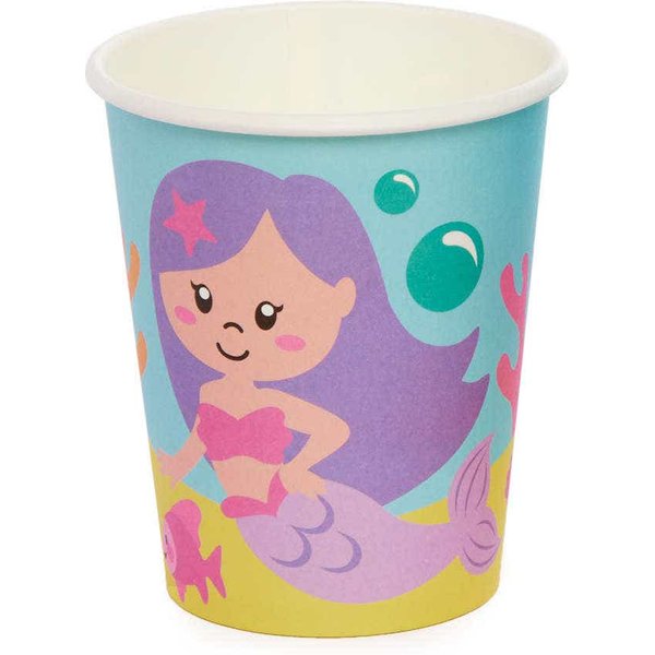 Magical Mermaid Party Cups (Pack of 10) Party Tableware