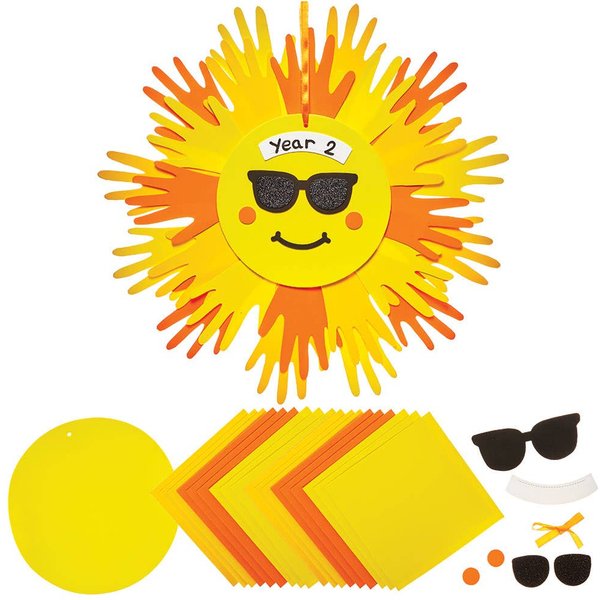 Sunshine Handprint Classpack Kit (Each kit) 3 assorted foam sheet colours