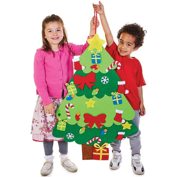 Giant Christmas Tree Felt Wall Hanging (Each)