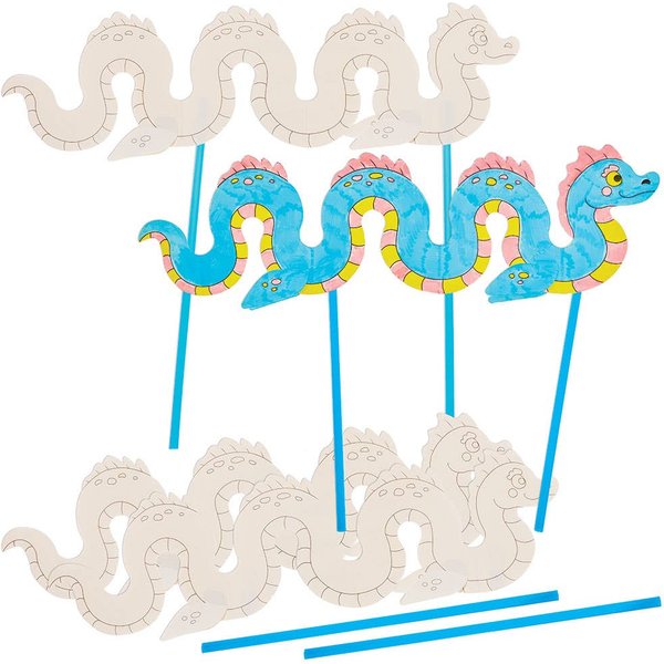 Loch Ness Monster Puppet Kits (Pack of 6)