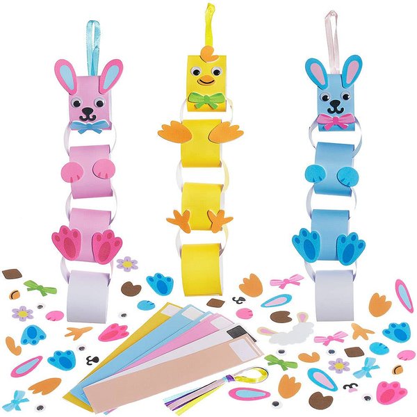 Easter Character Paper Chain Kits (Pack of 4)
