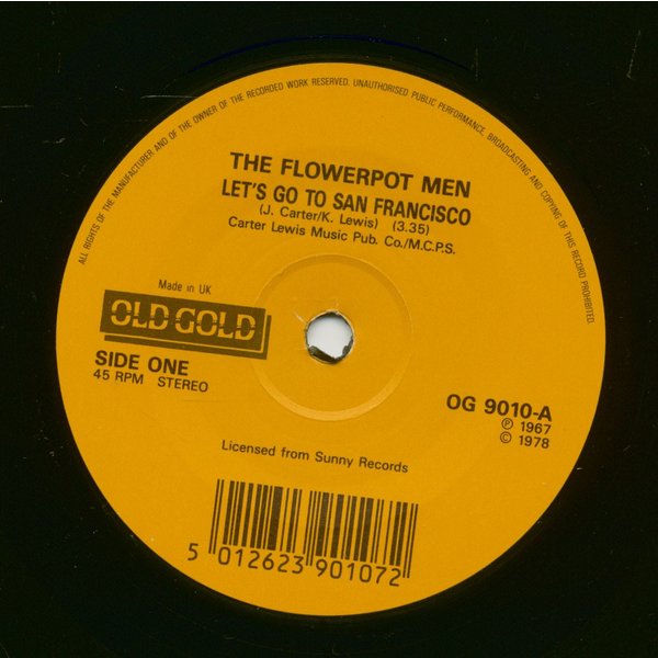 Flowerpot Men - Let's Go To San Francisco - Sweet Baby Jane (7inch, 45rpm,1