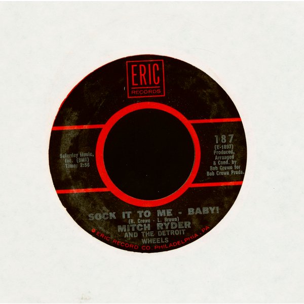 Ryder, Mitch & Detroit Wheels - Sock It To Me - Baby! - Walkin' My Cat Named Dog (7inch,1