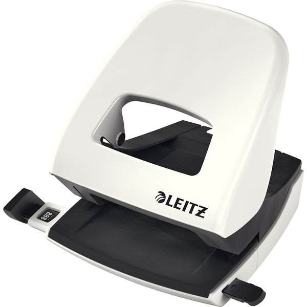 LEITZ Locher NeXXt WOW 5008, perlweiß, im Karton