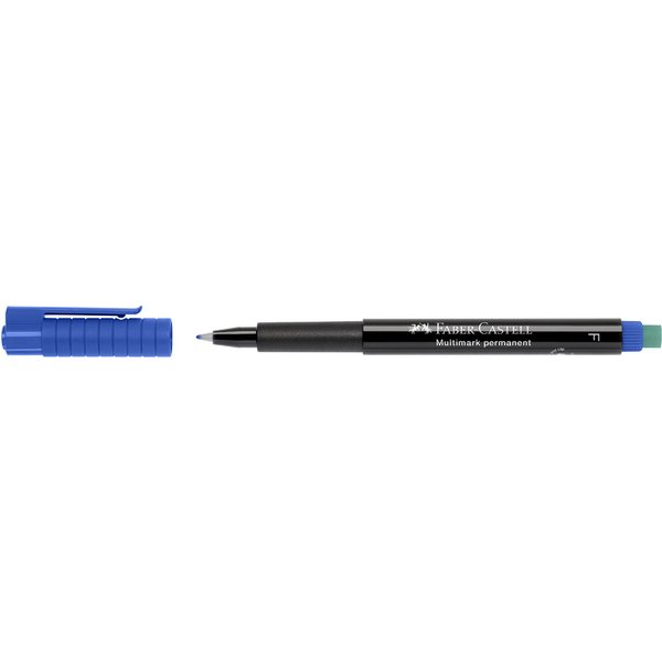 Faber-Castell Permanent-Marker Multimark F, Blau-image