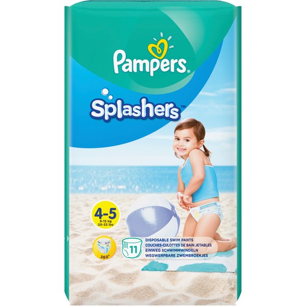 Pampers Schwimmwindeln Splashers Größe 4 - 5, Tragepack