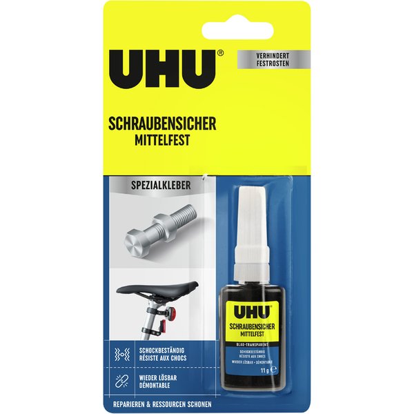 UHU Spezialkleber SCHRAUBENSICHER, 11 g Tube