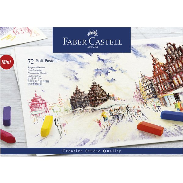 FABER-CASTELL Softpastellkreiden STUDIO QUALITY, 72er Etui