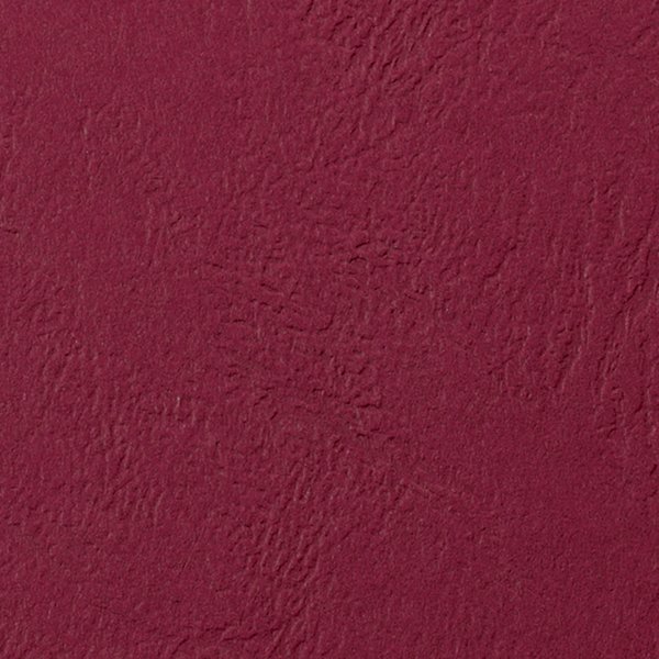 GBC Einbanddeckel LeatherGrain, DIN A4, 250 g/qm, dunkelrot