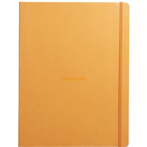 RHODIA Notizbuch RHODIARAMA, DIN A4+, liniert, orange