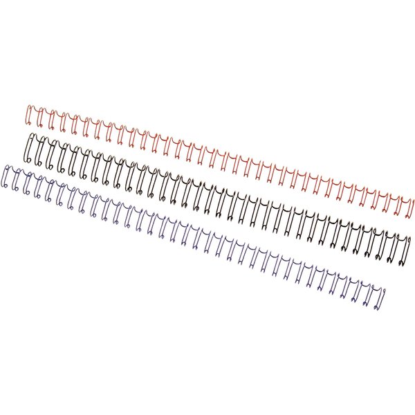 GBC Drahtbinderücken WireBind 6,0 mm, A5, 24-Ringe, silber