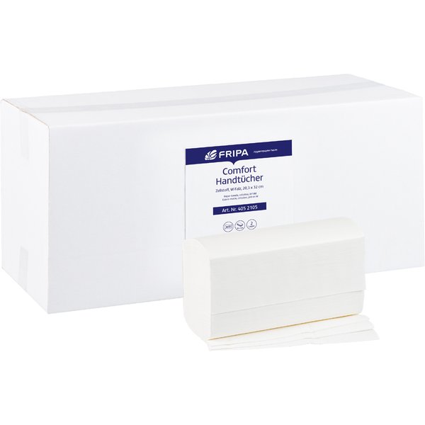 Fripa Handtuchpapier COMFORT, 203 x 320 mm, W-Falz, hochweiß