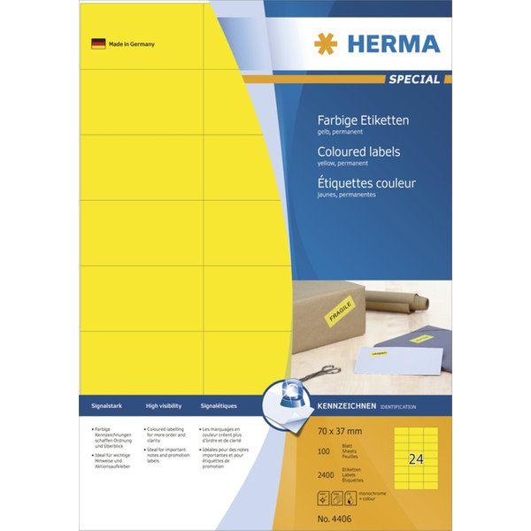 Herma Universal-Etiketten Special, 105 X 148 Mm, GrüN-image
