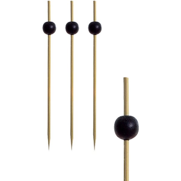 PAPSTAR Fingerfood-Spieße , Black Pearl, , Länge: 125 mm