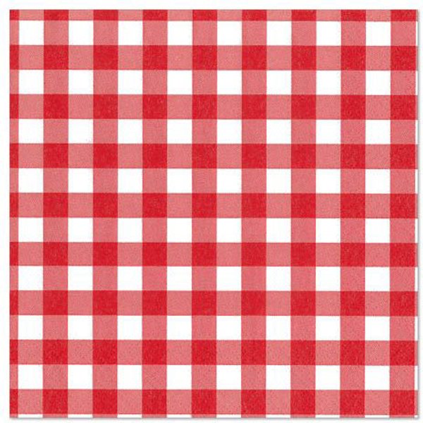PAPSTAR Motiv-Servietten , Vichy Karo, , 330 x 330 mm