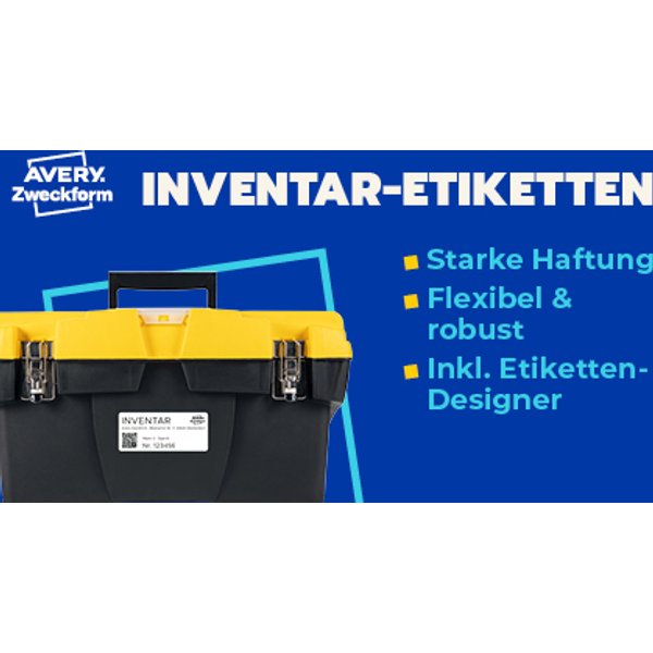 Avery Zweckform Typenschild-Etiketten, 210 X 297 Mm, Silber-image