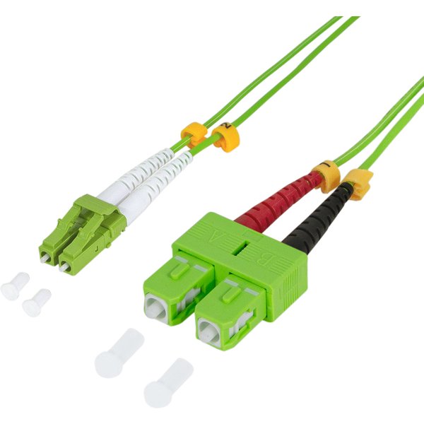 LogiLink LWL Patchkabel, LC-Duplex - SC-Duplex, OM5, 1,0 m