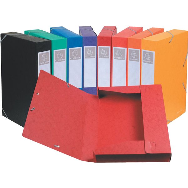 EXACOMPTA Sammelbox Cartobox, DIN A4, 40 mm, farbig sortiert