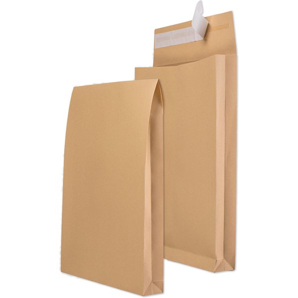 MAILmedia Faltenversandtasche B4, ohne Fenster, weiß