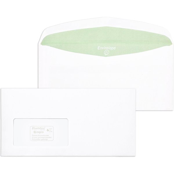 MAILmedia Briefumschlag Envirelope, 114 x 229 mm, weiß